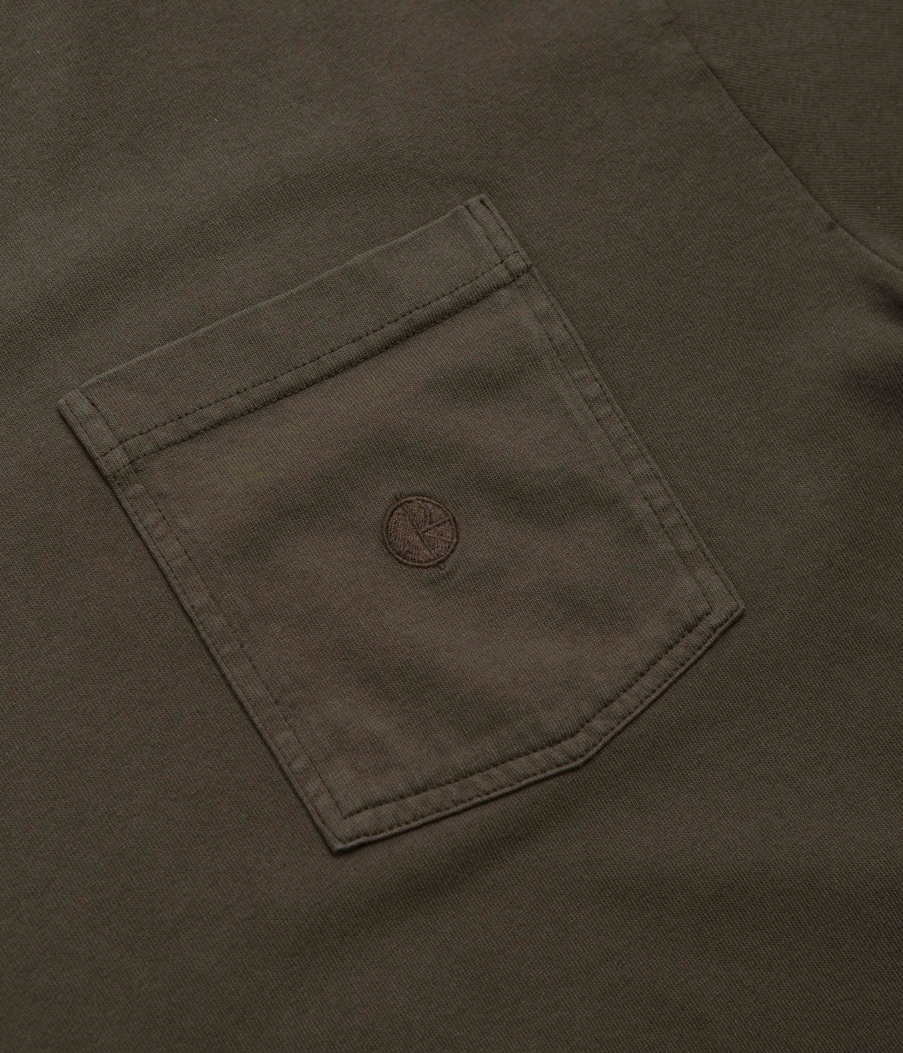 romper silhouette bus event Polar Pocket T-Shirt - Brown