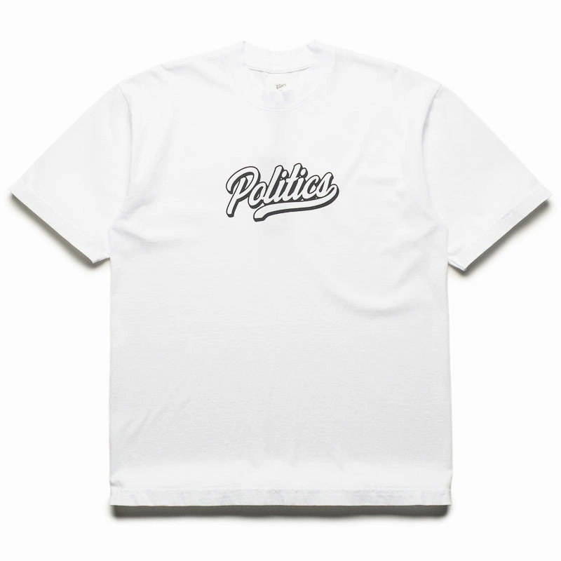 Breathable Politics Alt Script Tee - White