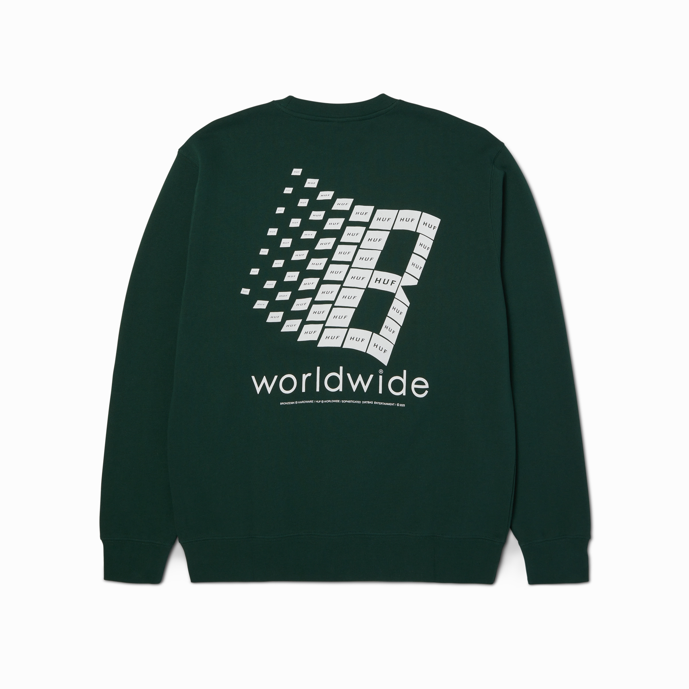 StainResistant Fabric Huf x Bronze Crewneck