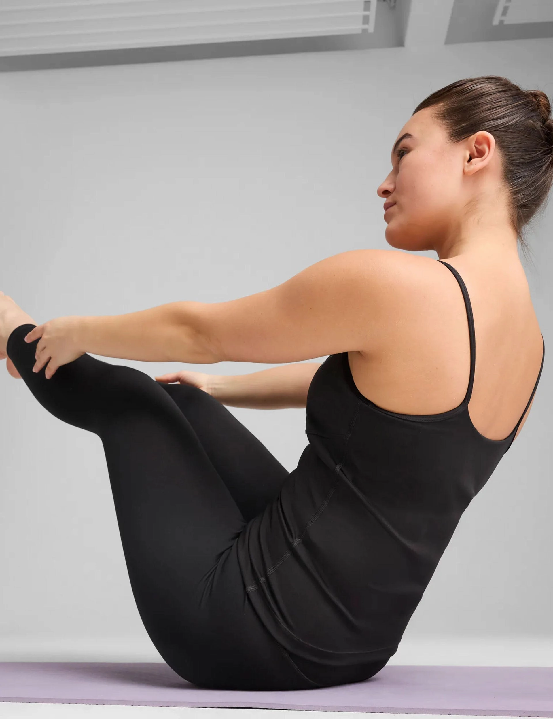 fire fighting Stretch Fit Move 2-in-1 Tank Top - Black