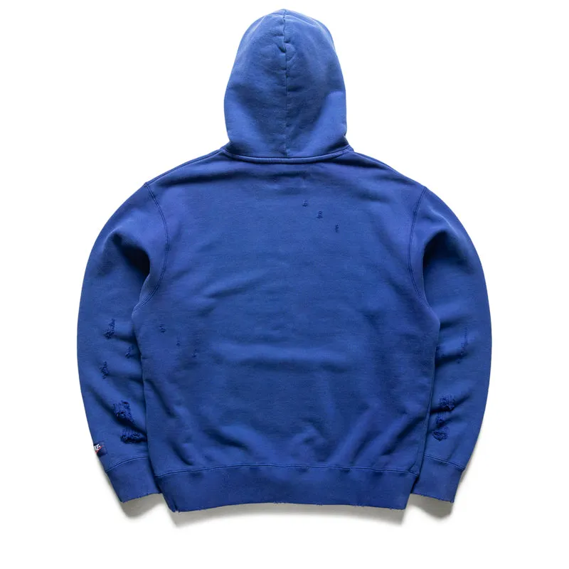 Moisture Wicking Lining Trend Sense Jordan Rare Air Fleece Pullover Hoodie - Deep Royal