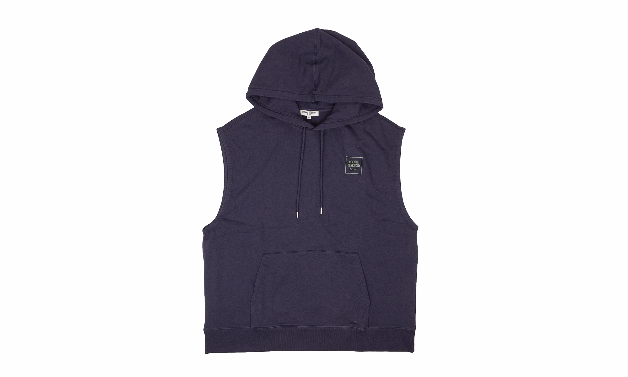 Unisex Cut Off Hoodie "Navy"