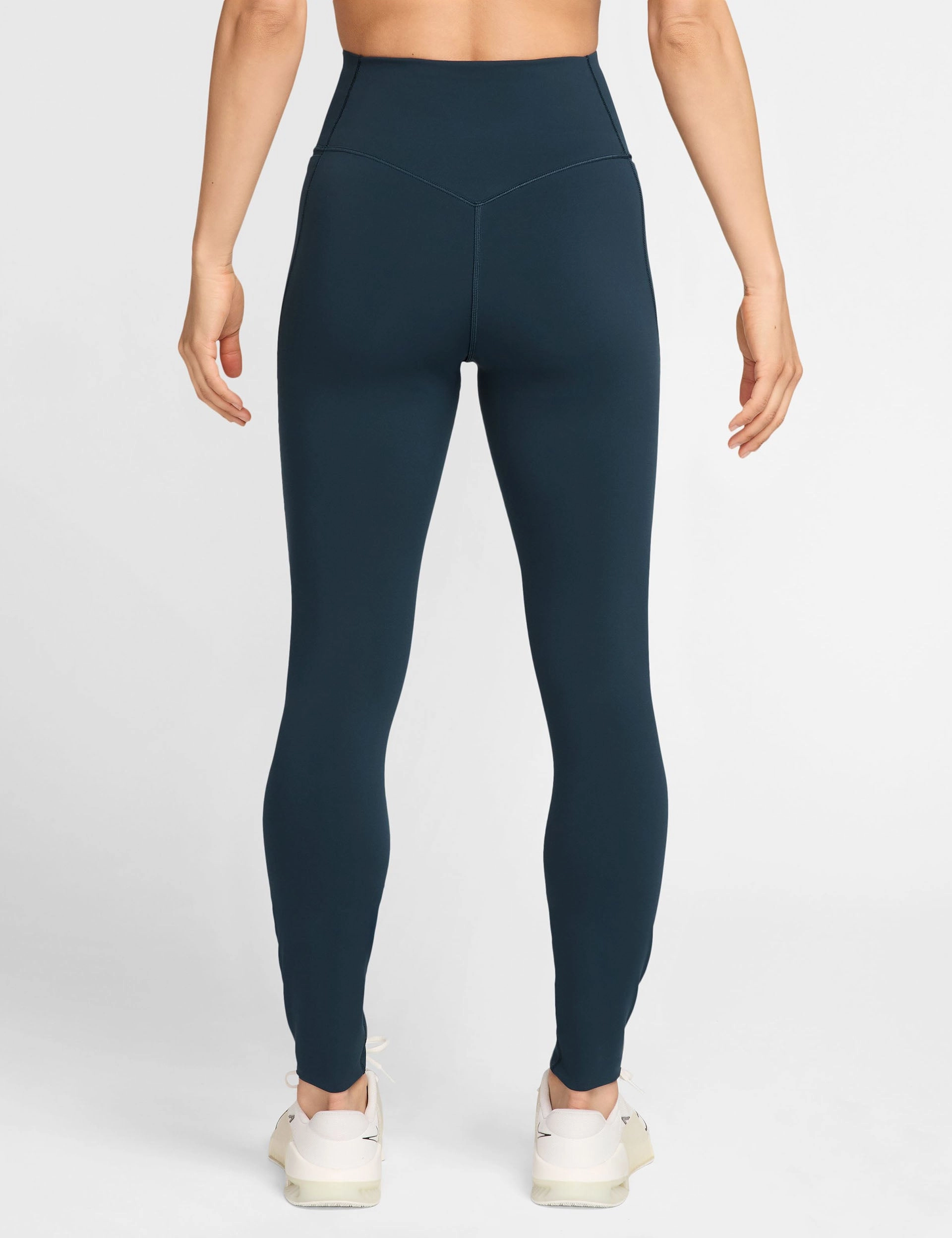 Body shaping Budget Friendly Travel Outfit Universa High Waisted Leggings - Armory Navy/Anthracite/Riftblue