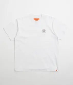 Universal Overall Historical Logo T-Shirt - White Modern Prints Tight Fit