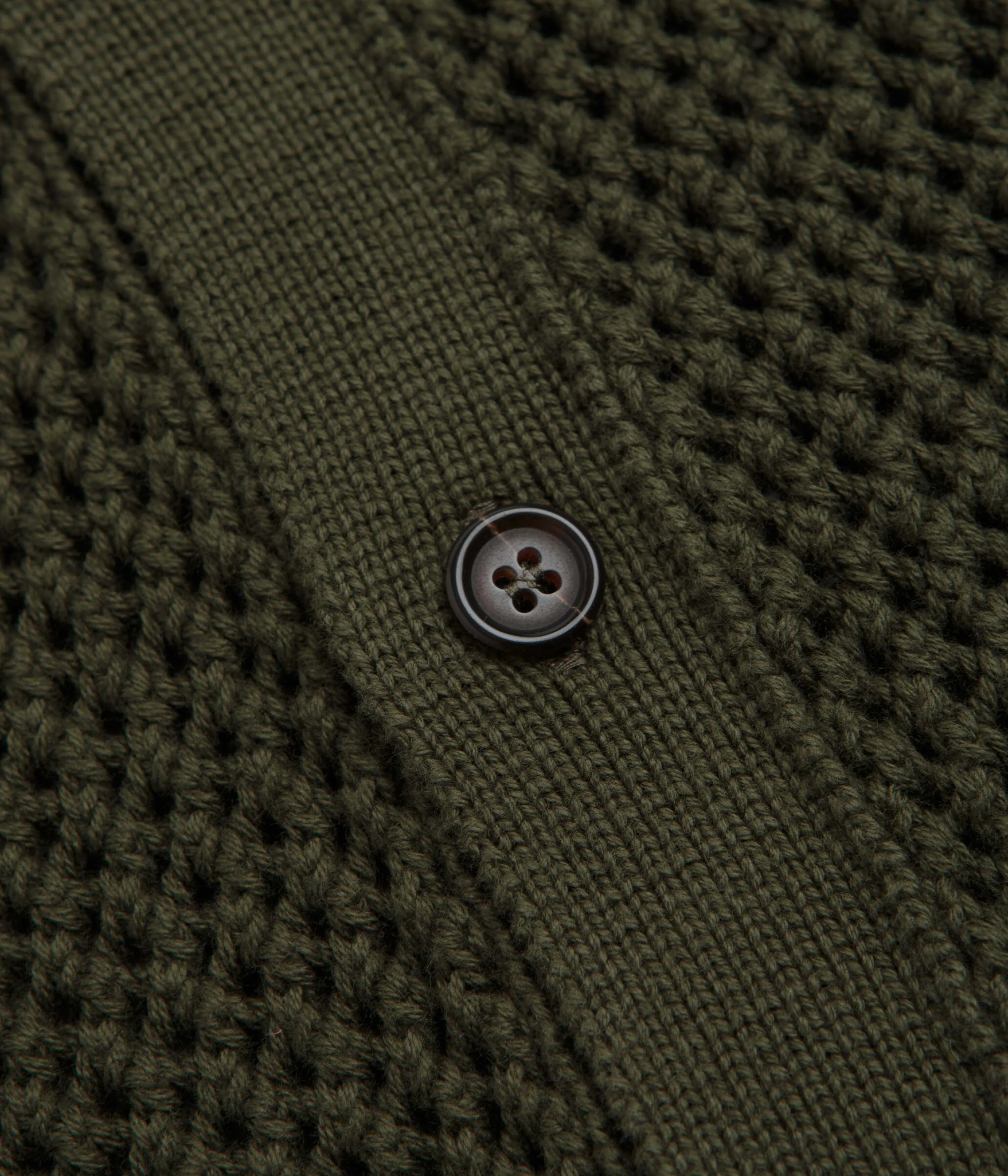 Universal Works Knit Short Sleeve Shirt - Olive Fashion Statement Breathable Material
