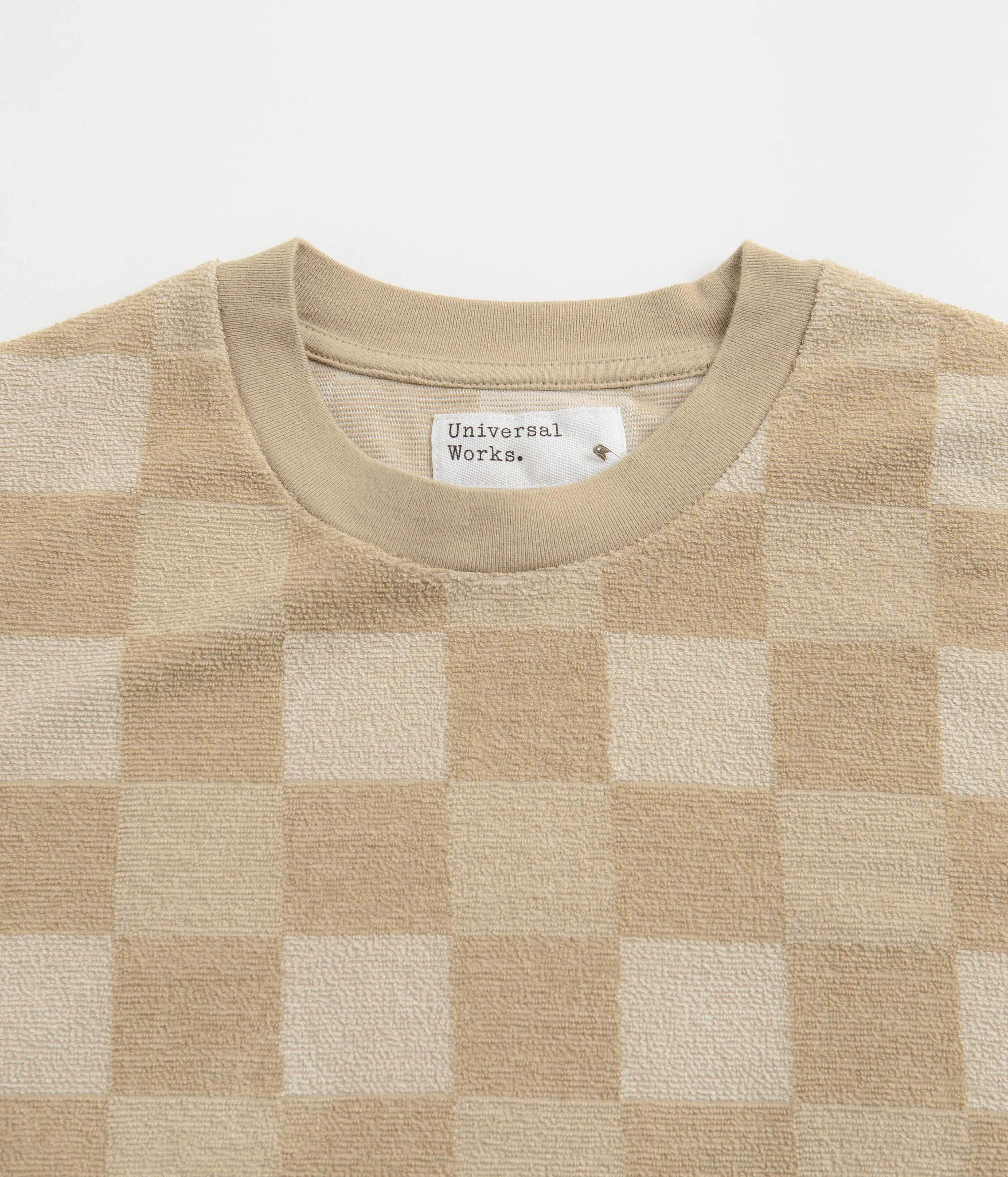 Trendy product future prospects Universal Works Loose Crewneck Sweatshirt - Sand