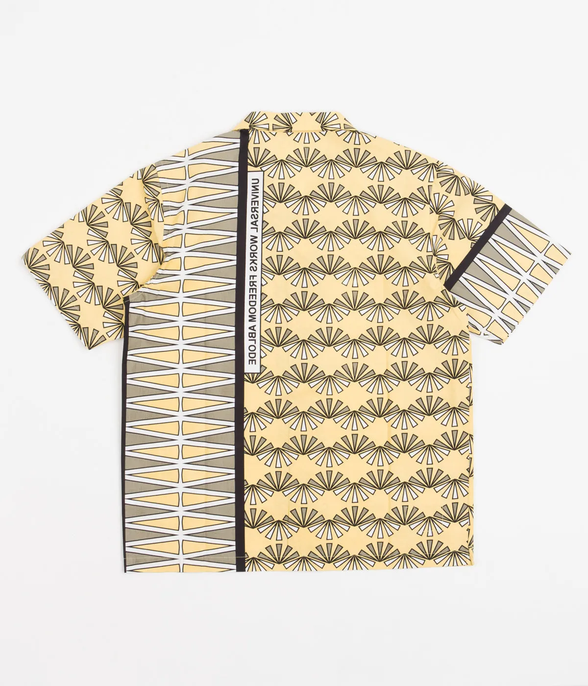 Universal Works Road Trip Shirt - Yellow Stretchy Cloth
