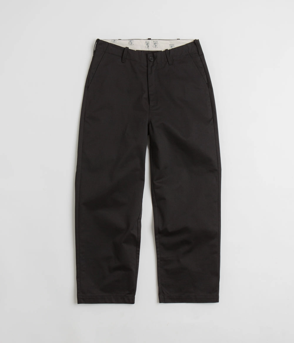 Universal Overall Type.04 Wide Pants - Black Detachable belt StainResistantFinish