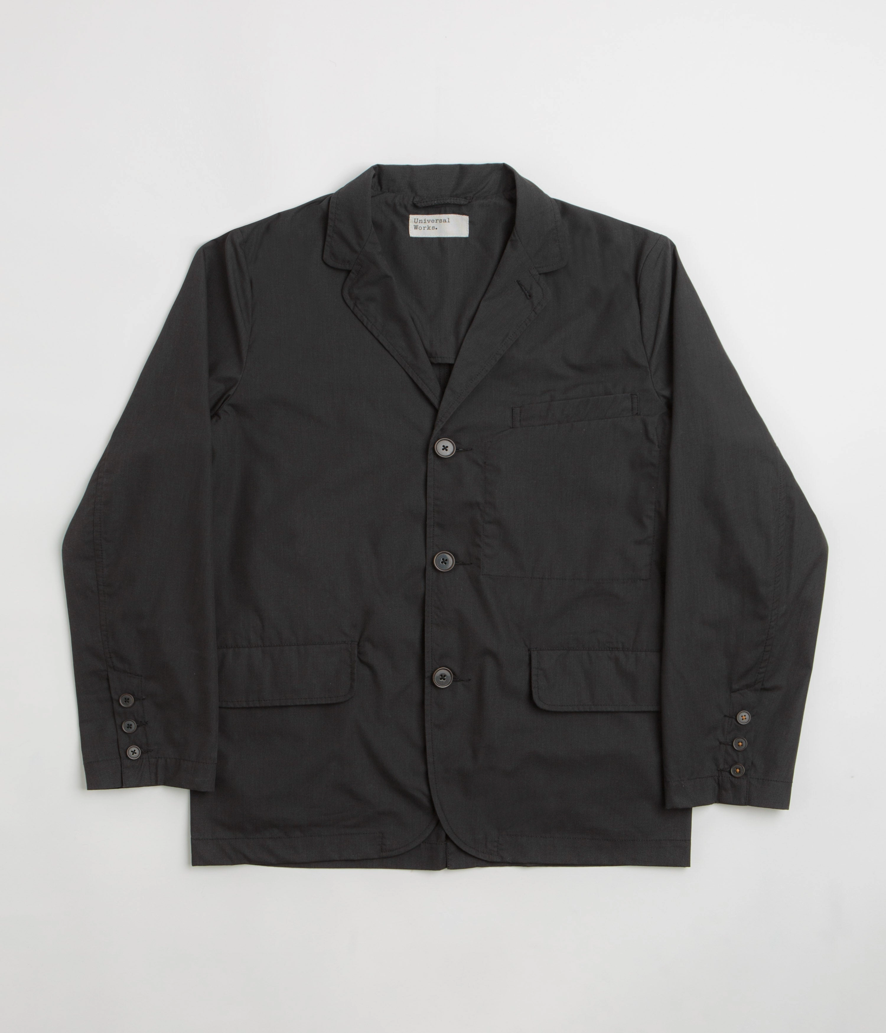 Active Fit Low Profile Fasteners Universal Works Capitol Jacket - Black