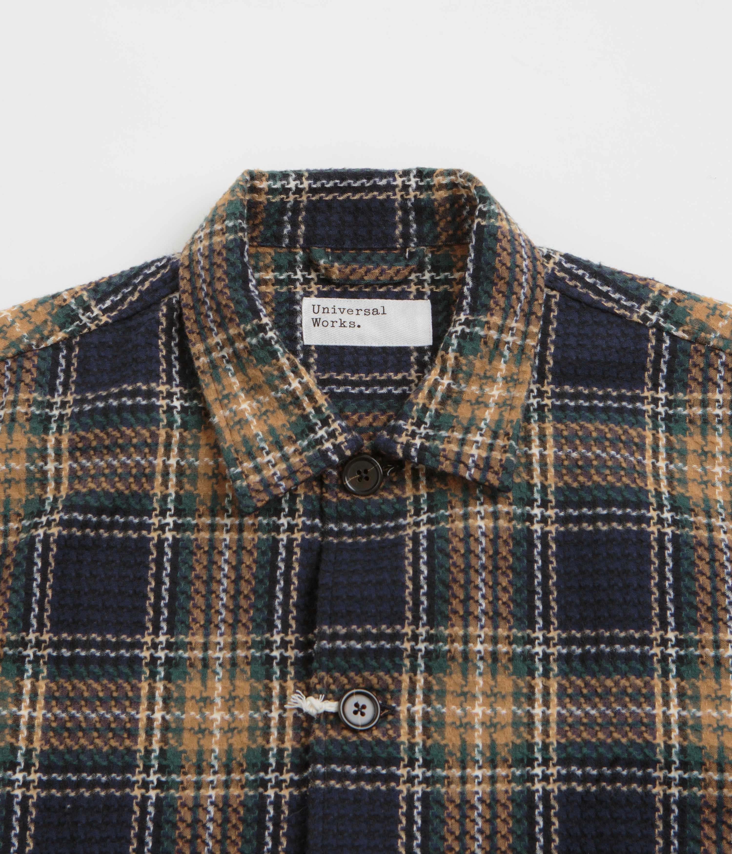 Universal Works Easy Jacket - Navy / Green Gallery
