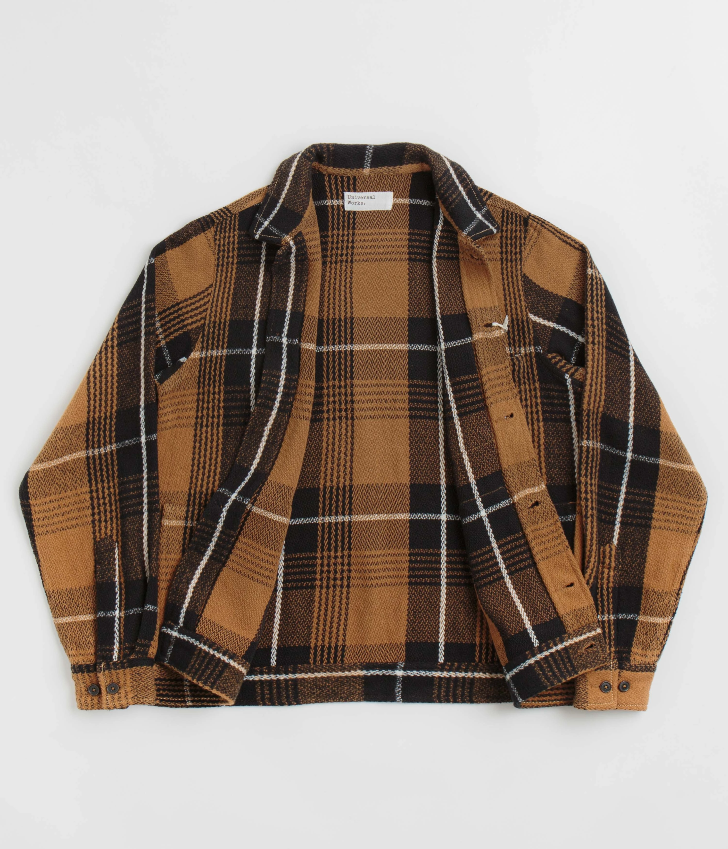 Universal Works Uniform Jacket - Brown Taste High Visibility Elements