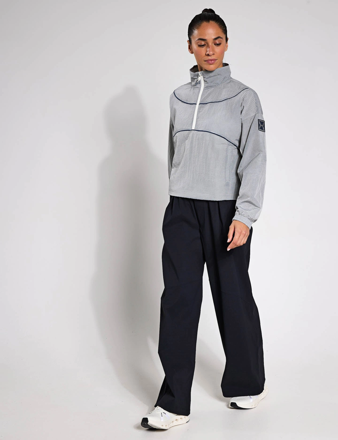 Unstoppable Woven Parachute Pants - Black MoistureLockTechnology Roll Up Hem Feature