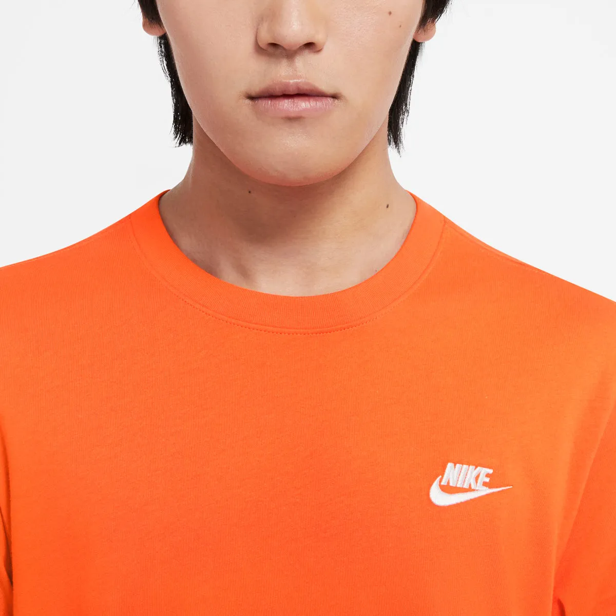 WaterRepellent Surface BreathableLining Nike Embroidered Futura T-Shirt (Orange/White)