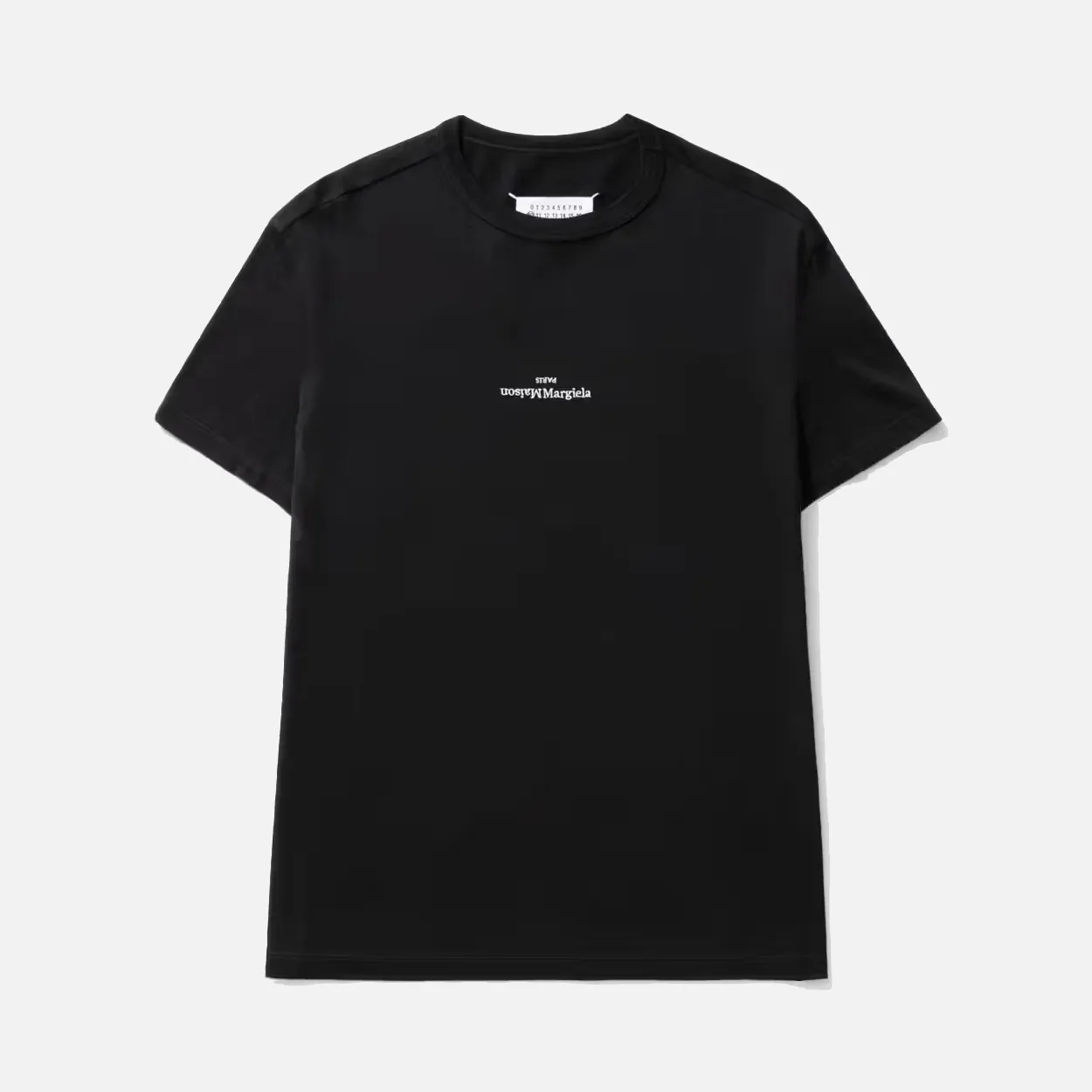 Peace Flow Red Flash UPSIDE DOWN LOGO TEE - BLACK