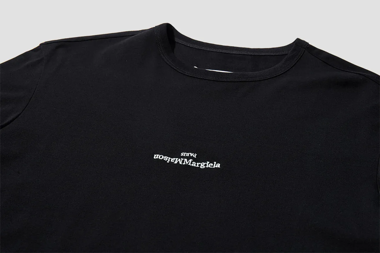 UPSIDE DOWN LOGO TEE - BLACK FrictionResistant