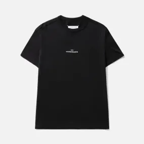 Peace Flow Red Flash UPSIDE DOWN LOGO TEE - BLACK