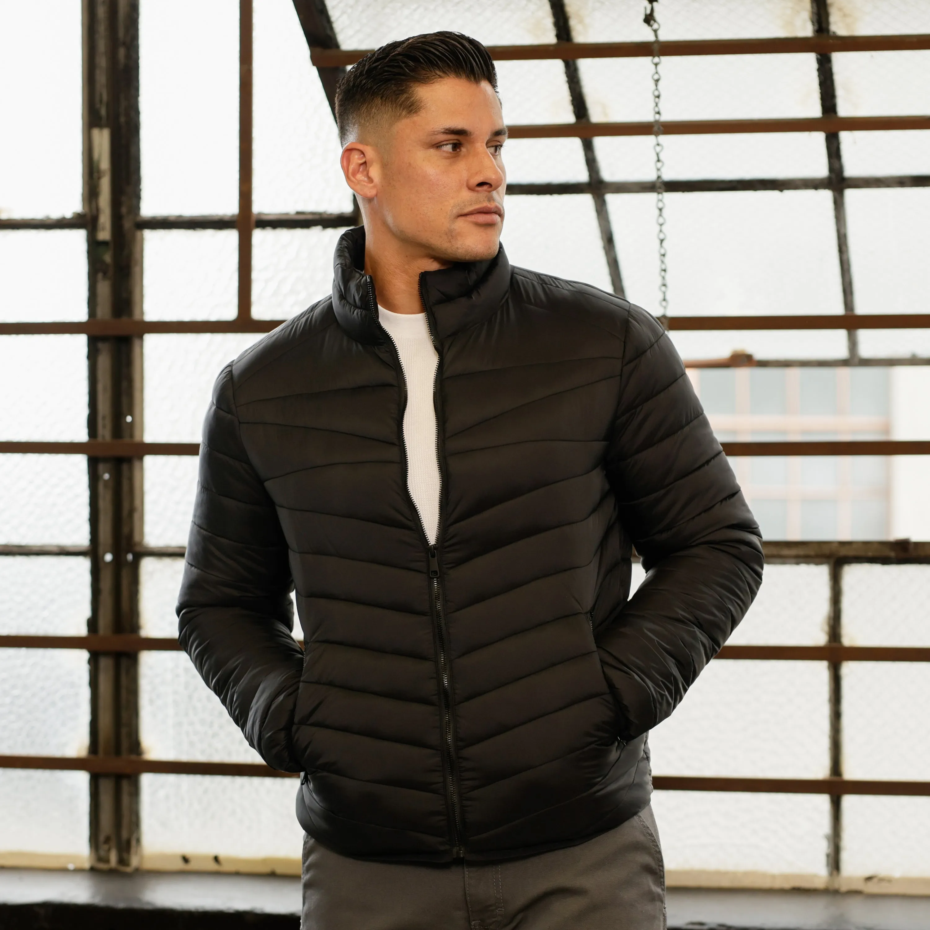 BalancedDrape Puffer Jacket - Mens