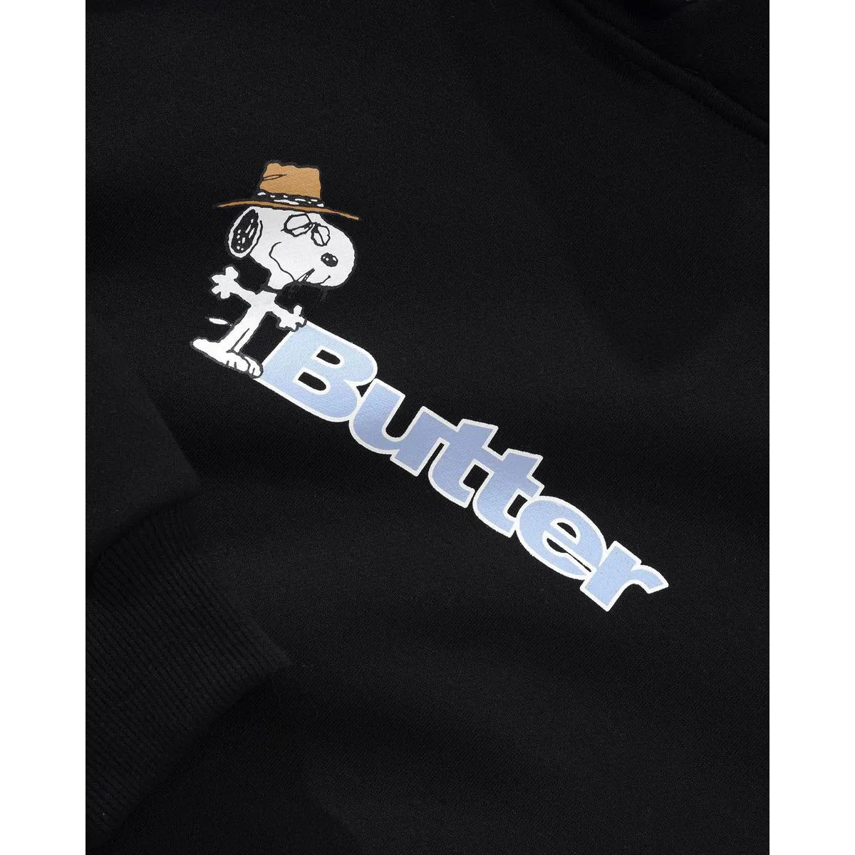Numbat - Butter Goods - X Peanuts Spike Logo Hoodie Black