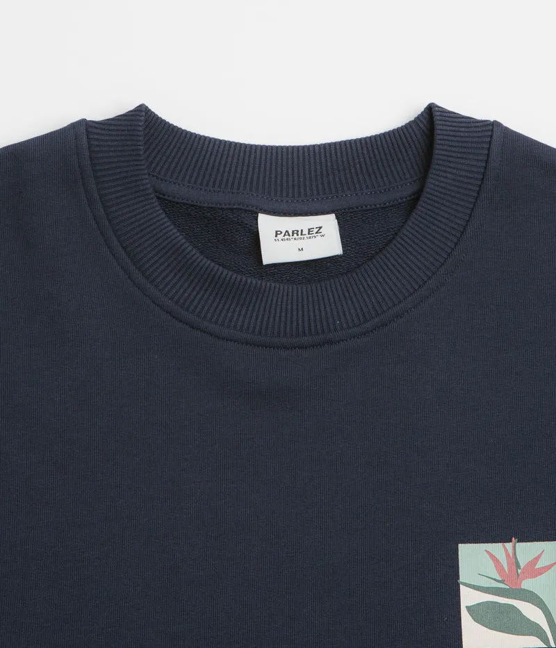 product gemstone luxury Parlez Planter Crewneck Sweatshirt - Midnight