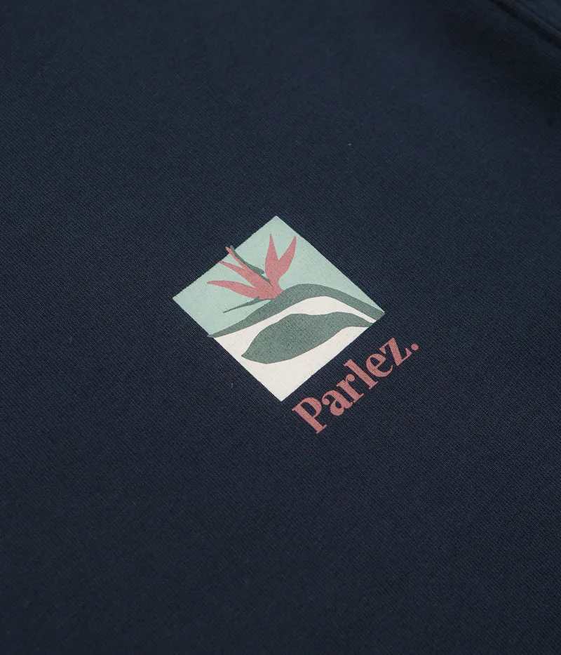 Parlez Planter Crewneck Sweatshirt - Midnight belt accents appropriate for parties