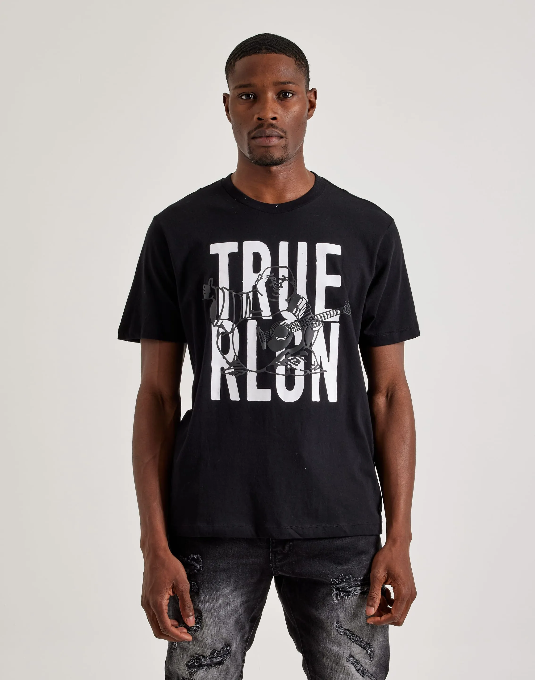 True Religion Buddha Tee HighCollar Style Eco Wear