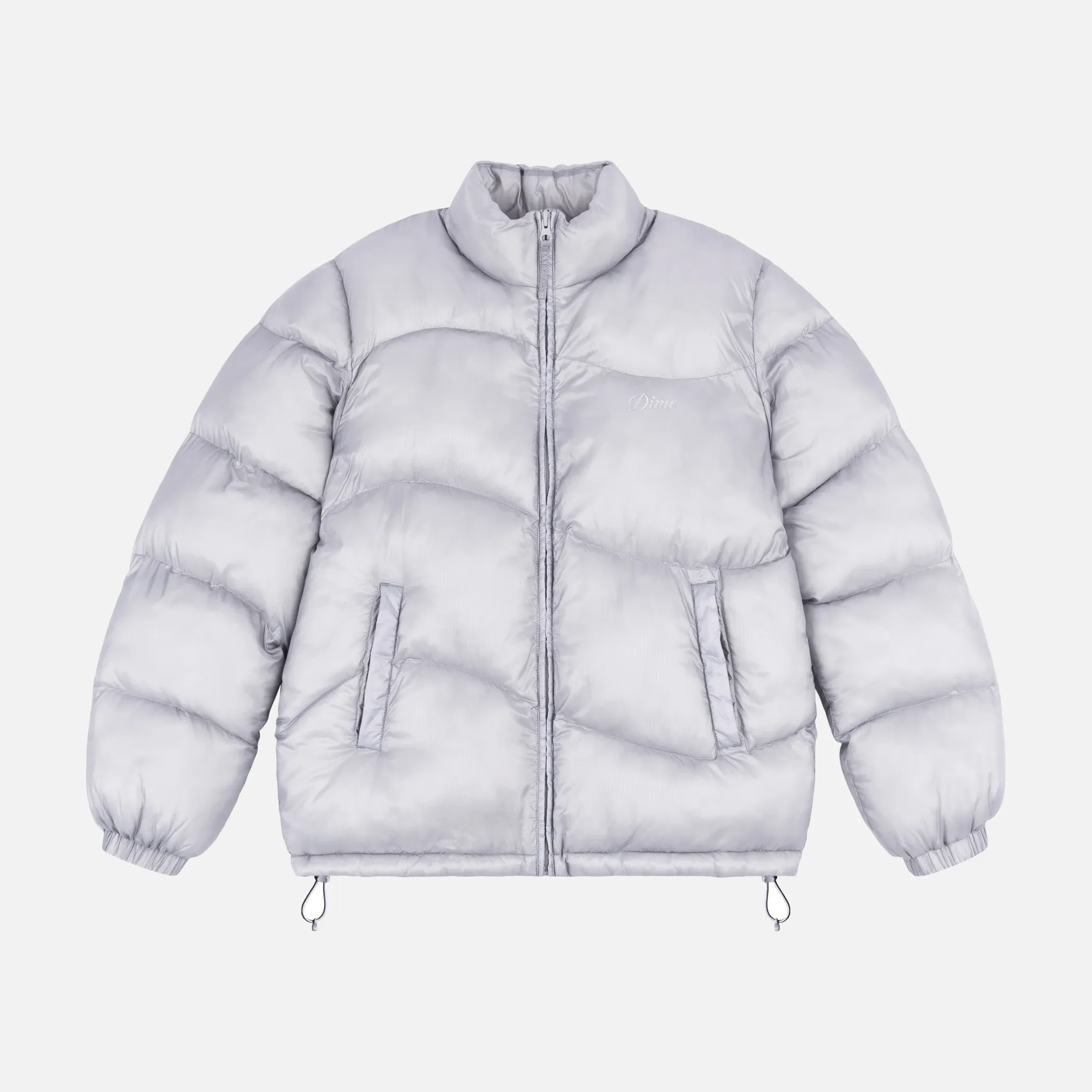 Luxury Touch CLASSIC RIPSTOP PUFFER - SILVER