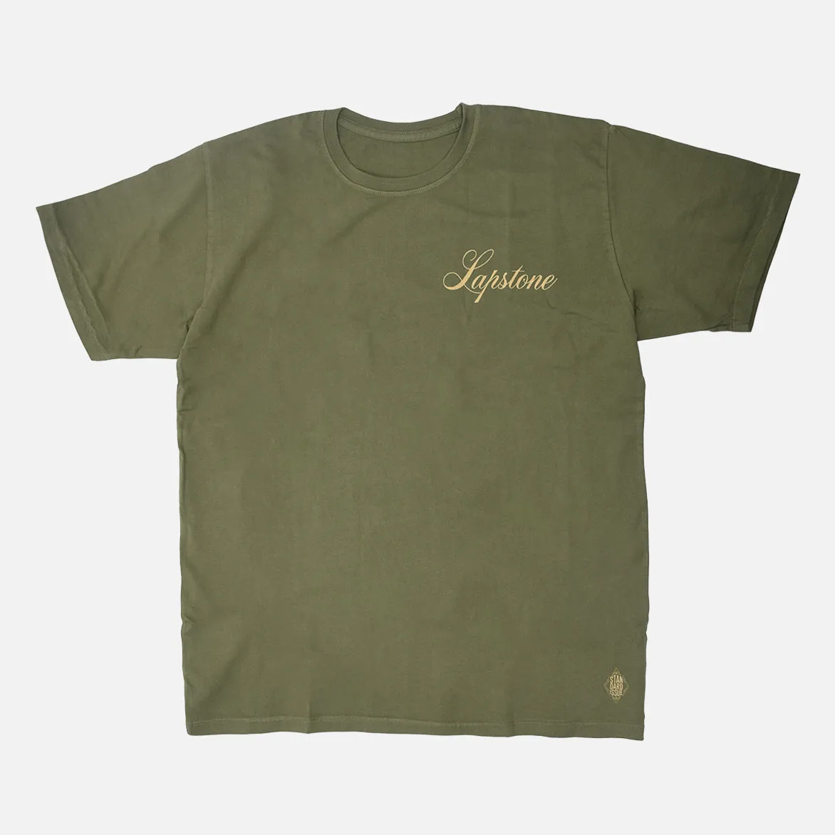 STANDARD ISSUE FOR LAPSTONE TEE - OLIVE / CREAM ElasticFree Dynamic Glow