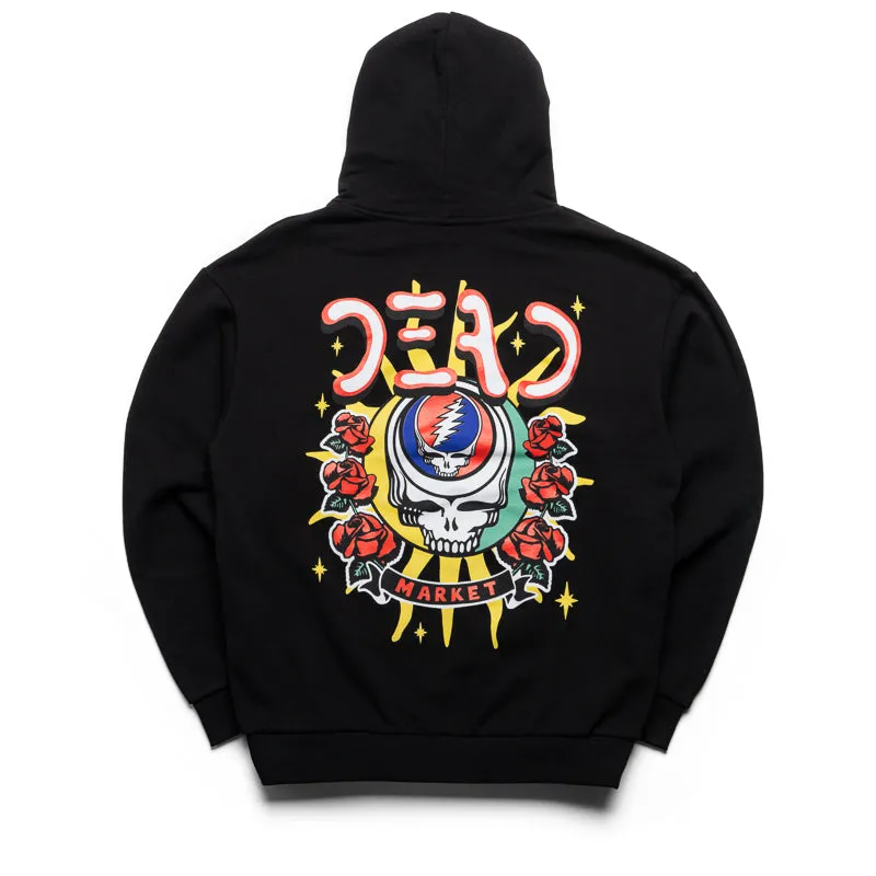 Trend Feel Formal Occasion Grateful Dead x Market Solar Flare Hoodie - Black