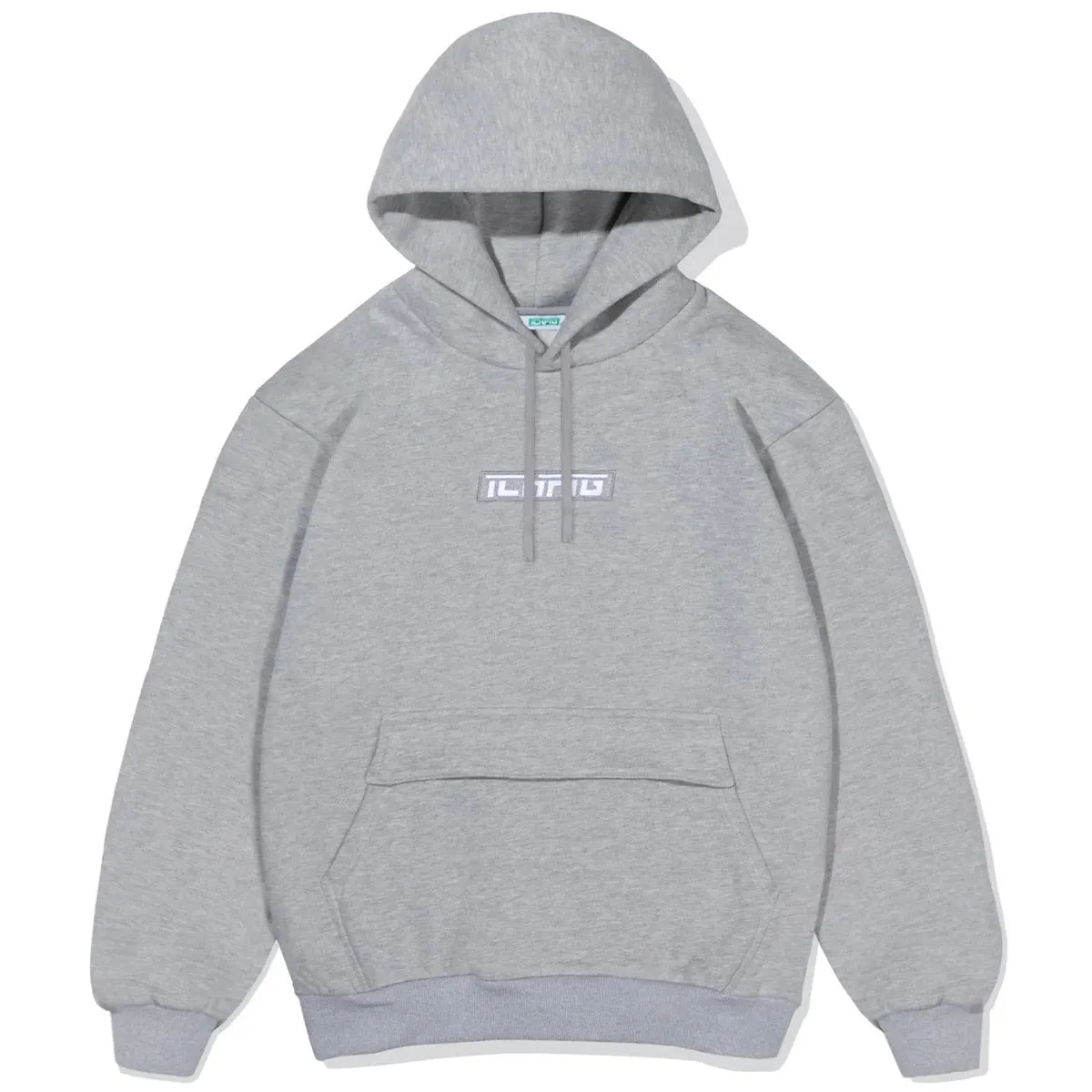 Ichpig - Strike Anorak Hoodie Grey Marle Exclusive piece Chest pocket
