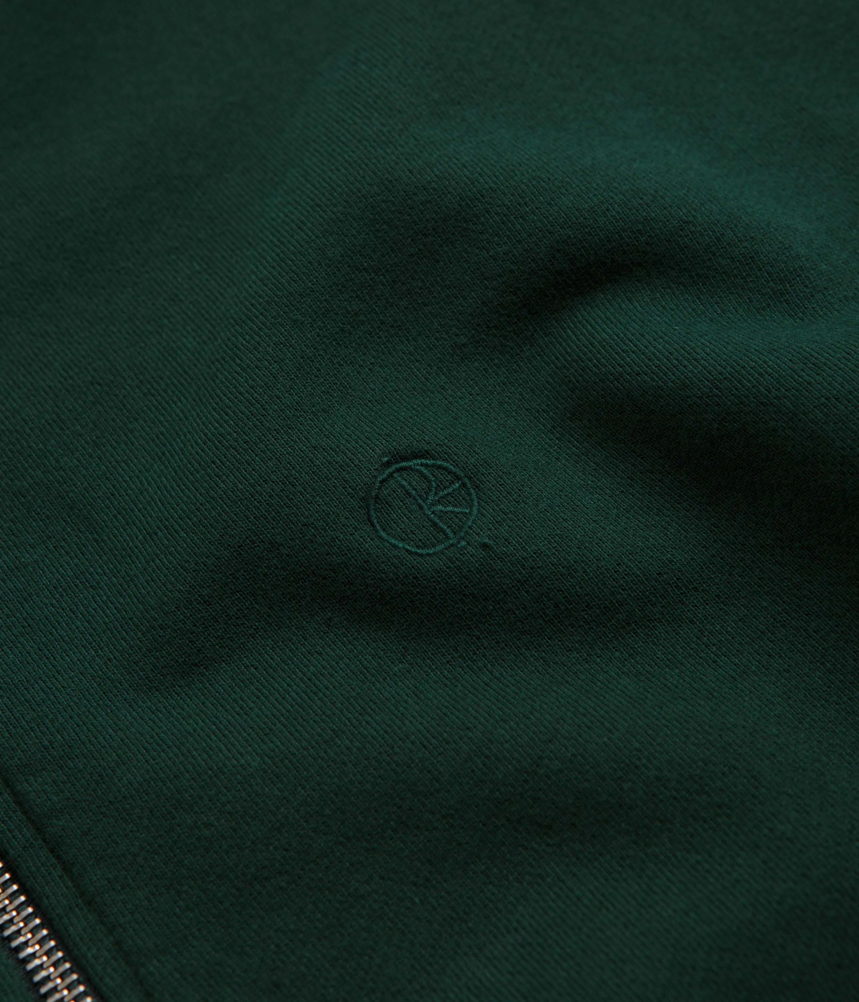Odor-resistant Polar Frankie Half Zip Sweatshirt - Dark Emerald