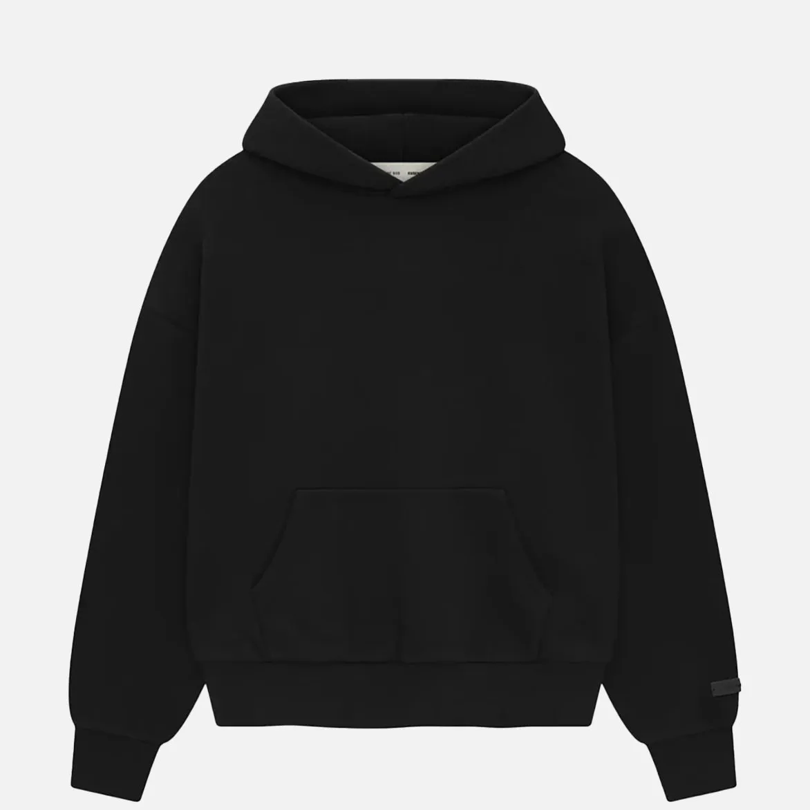 Smart Glow ReinforcedStitching CLASSIC HOODIE - JET BLACK