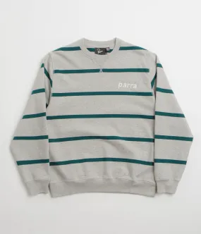 by Parra Pristine Striper Crewneck Sweatshirt - Heather Grey product anti odor freshness product tropical vibrancy