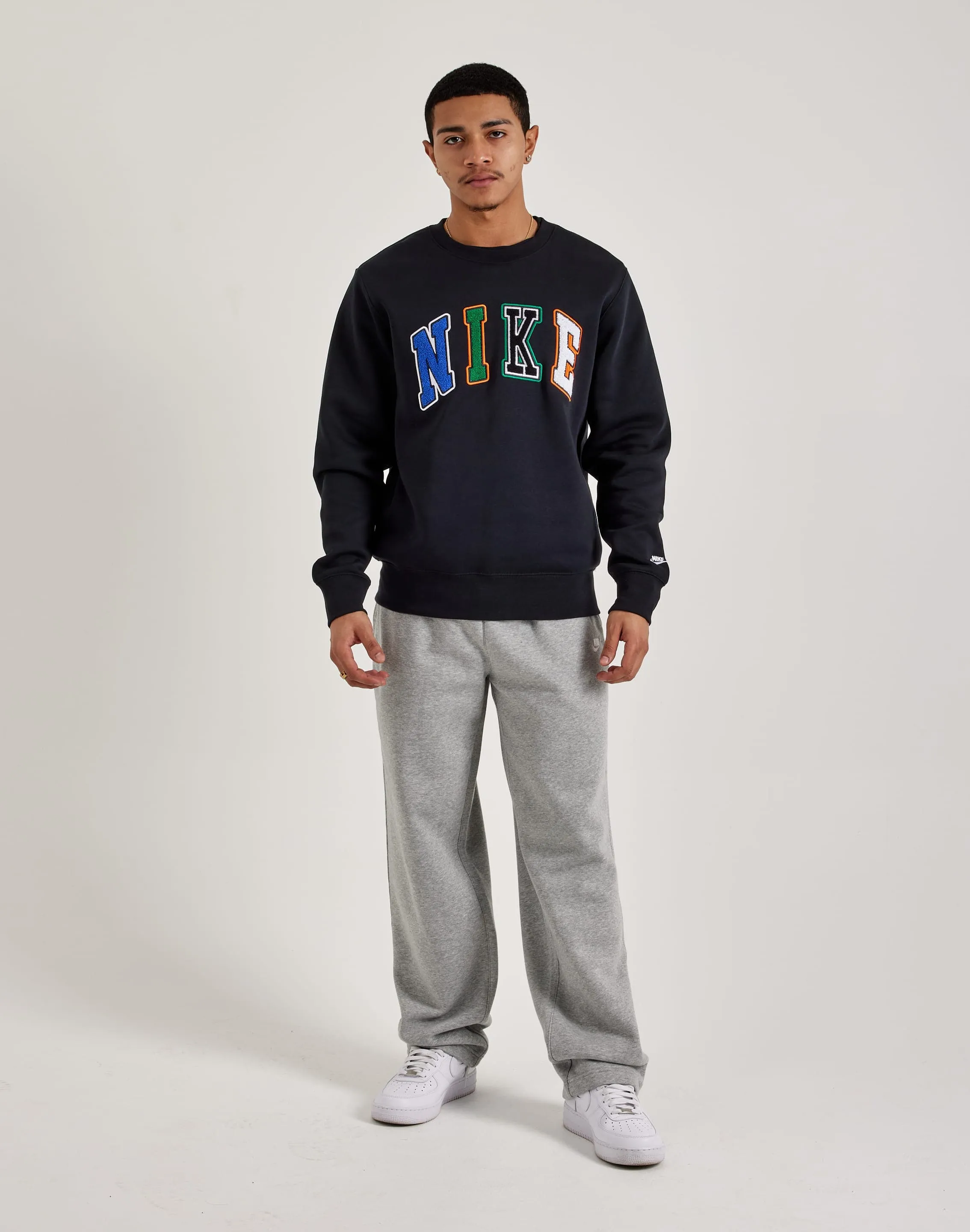 Nike Club Crewneck Sweatshirt Fire Glow