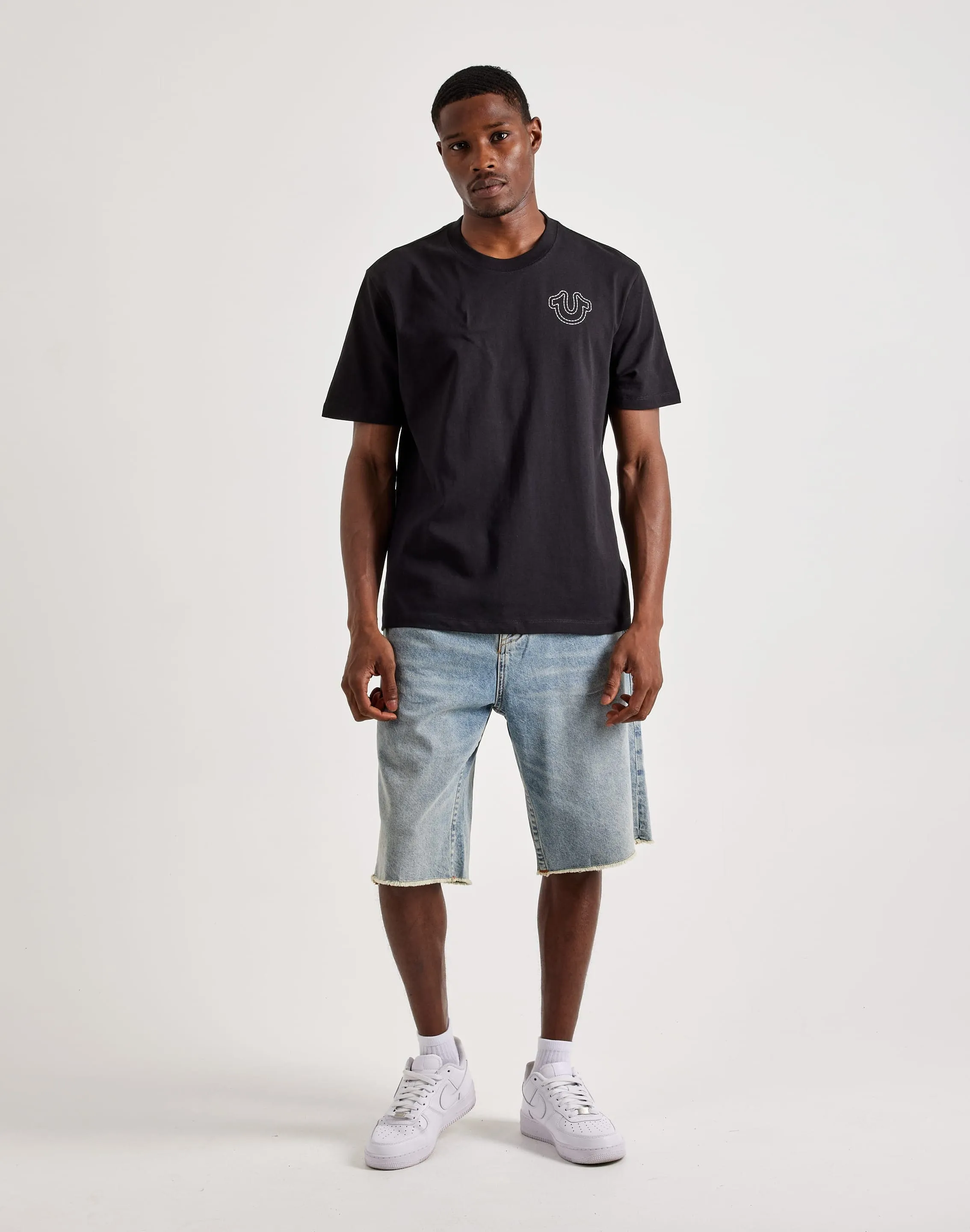 True Religion Puff Stitch Tee VersatileCuff