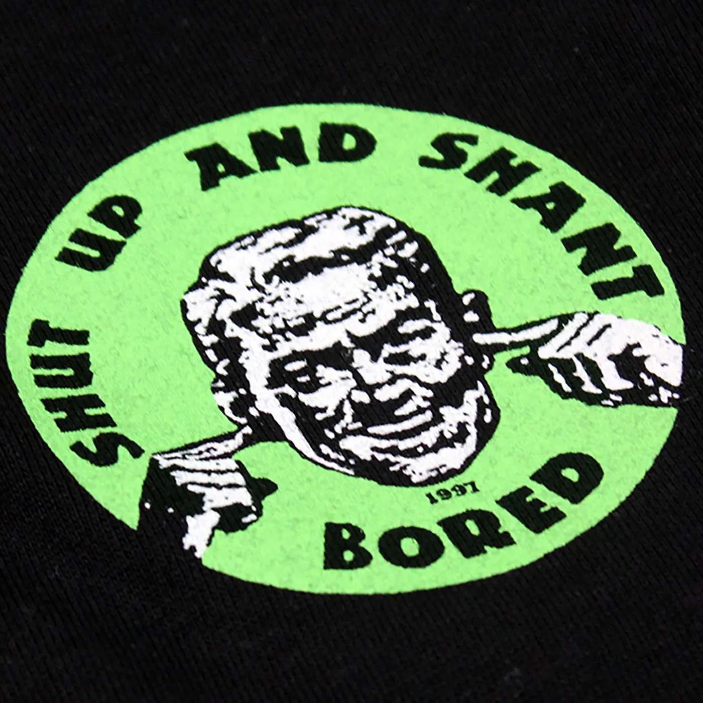 product polka dot playfulness Bored of Southsea Shut up and Shant Sweatshirt - Black