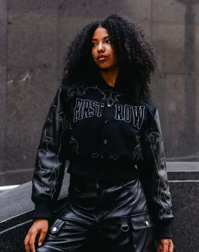 Breathable Material First Row Western Varsity Jacket