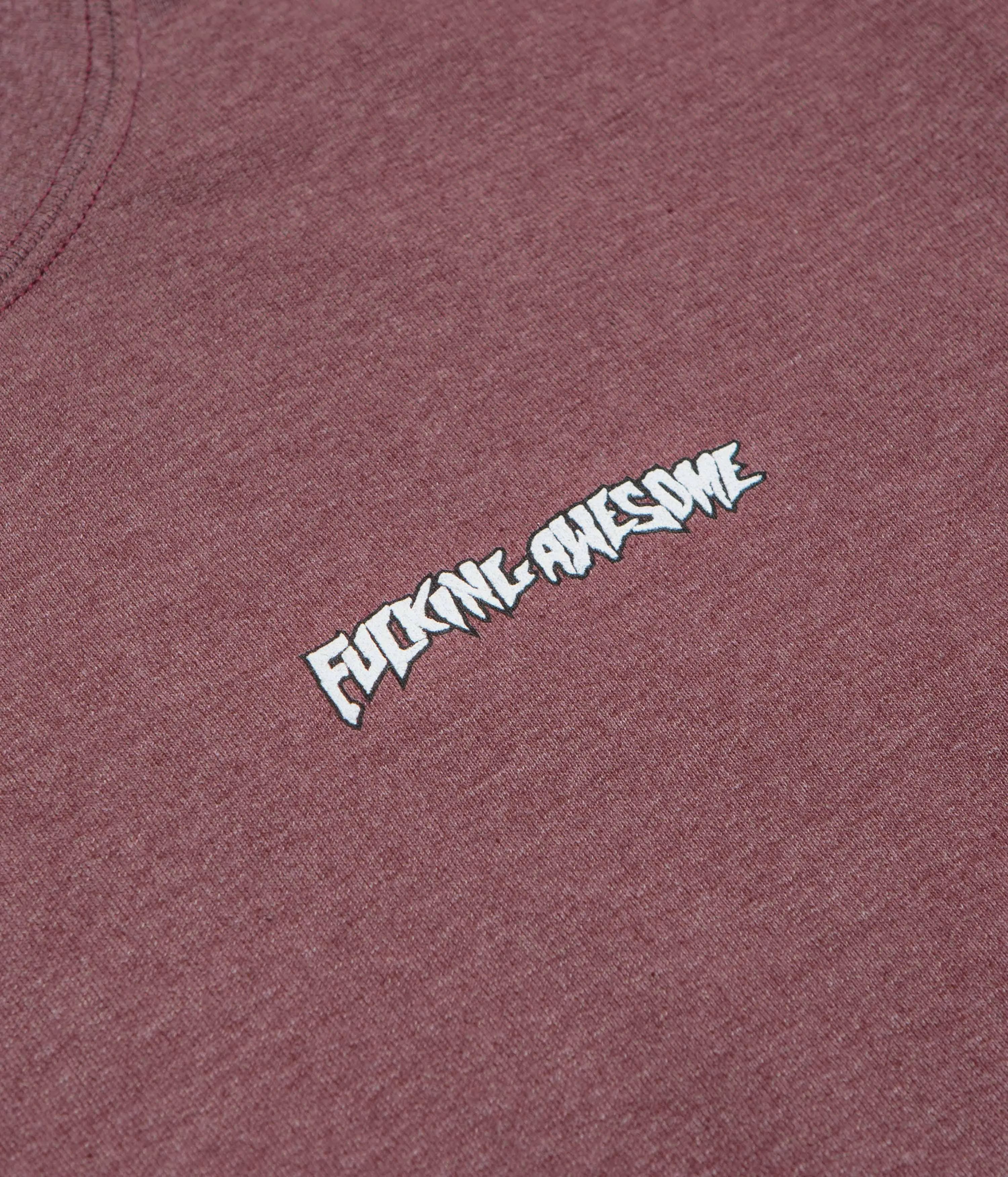 Fucking Awesome Believe Crewneck Sweatshirt - Maroon watch accents gemstone accents