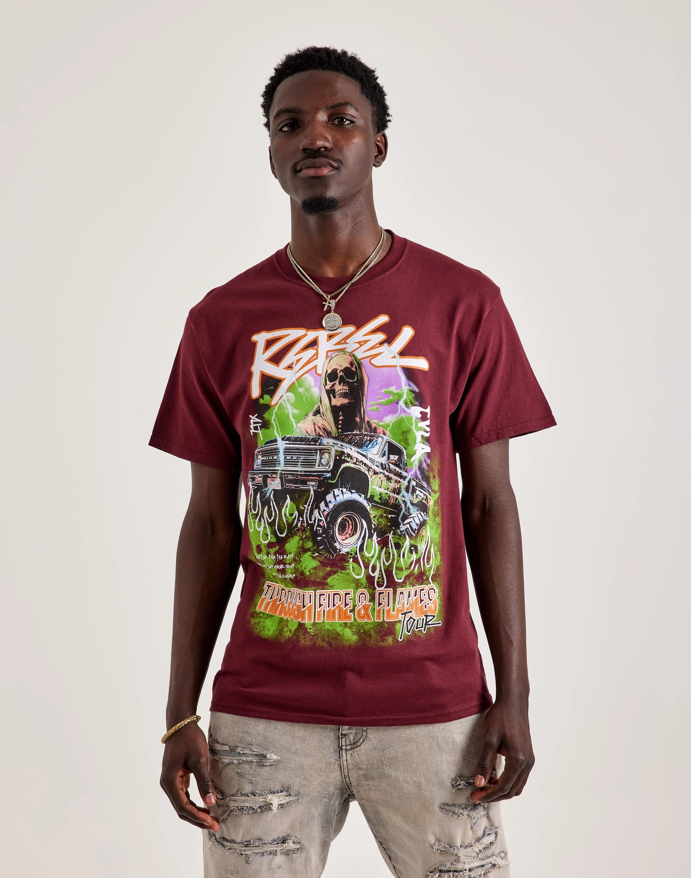 CVLA Fire & Flames Tour Tee Game Day Zero Waste