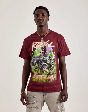Loose Fit Compression Fit CVLA Fire & Flames Tour Tee