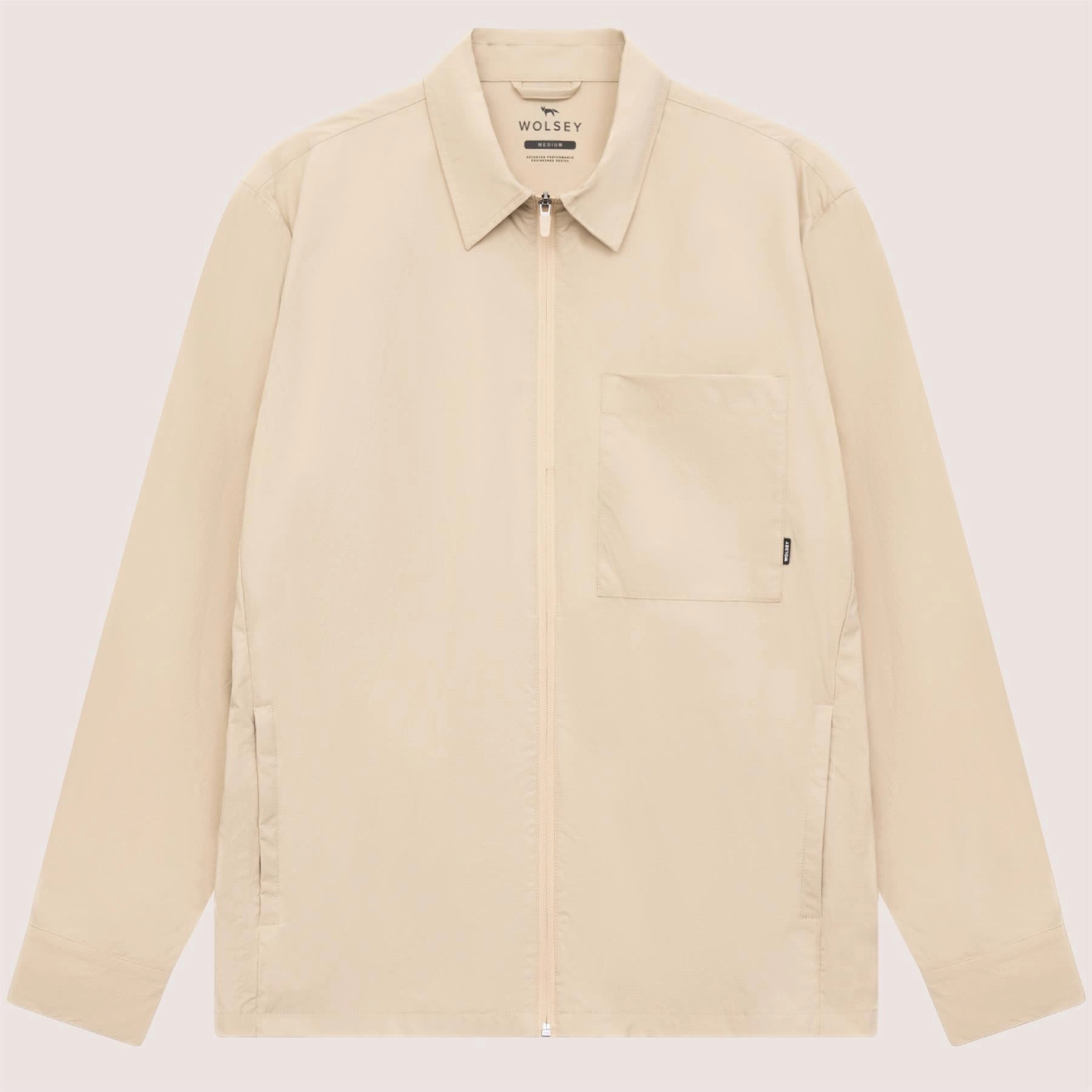 Golf Overshirt Beige Casual