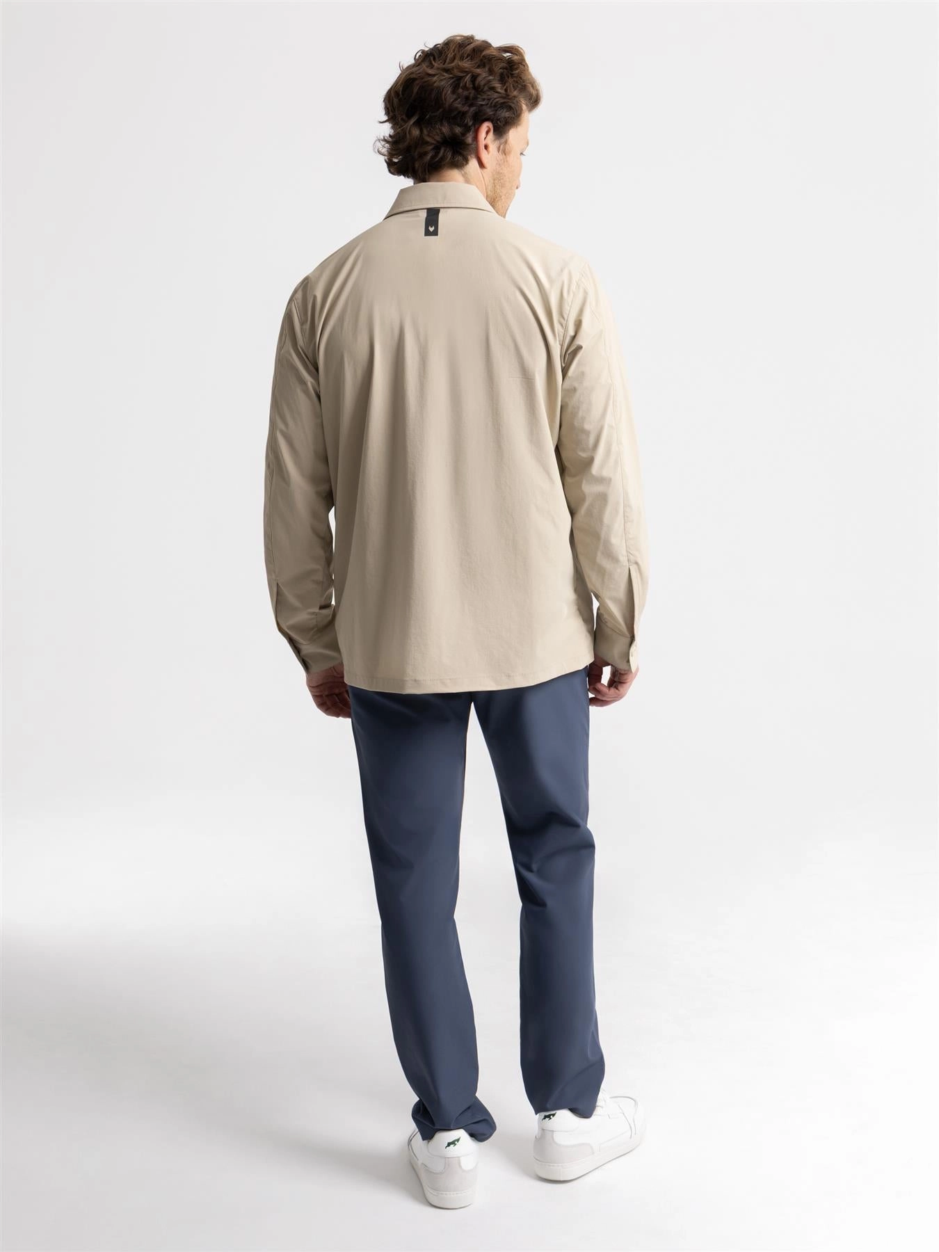 All-Season Outerwear suitable for stage shows Golf Overshirt Beige