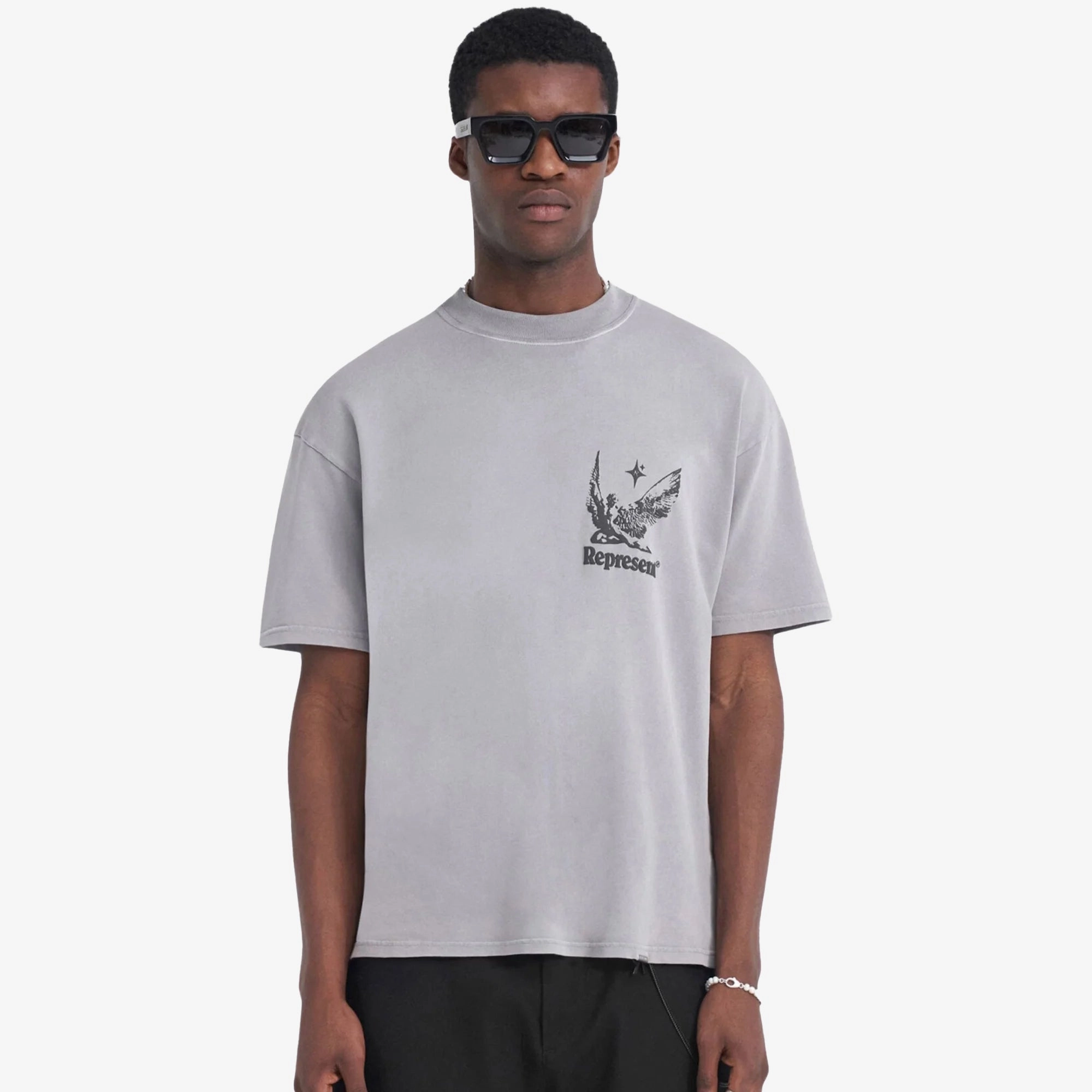 Epic Core Thick Fiber REPRESENT | SPIRITS OF SUMMER T-SHIRT { MIST
