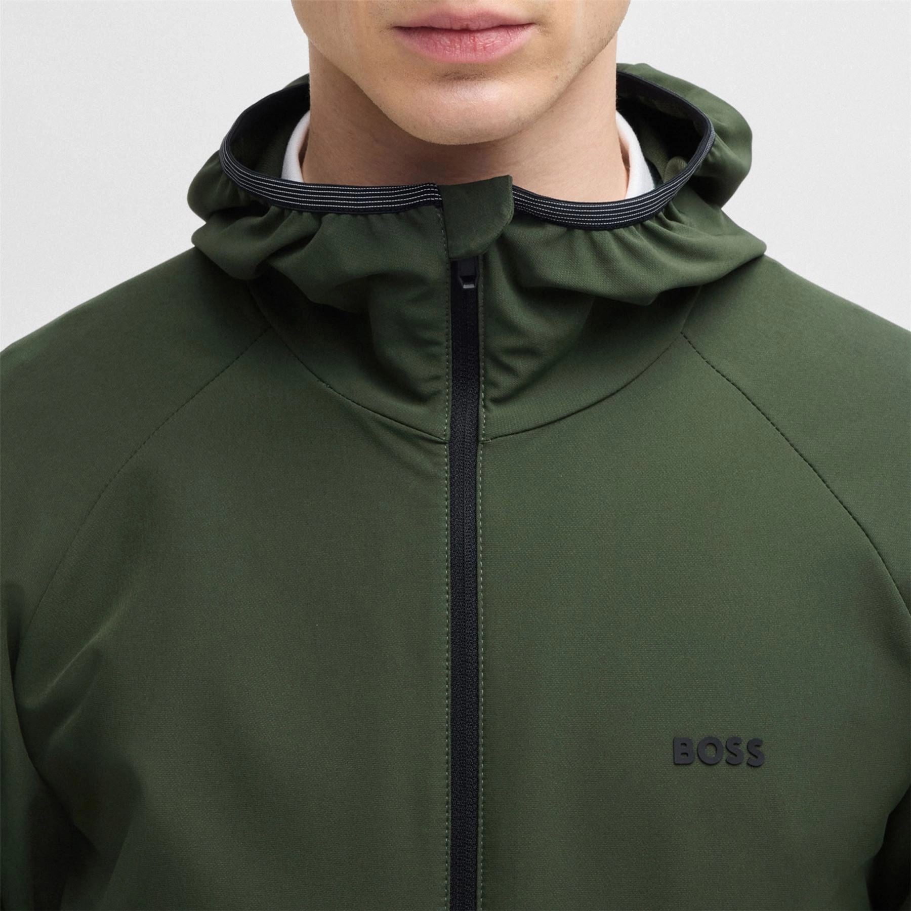 Commuter Hooded Jacket Dark Green Beach Toothpaste