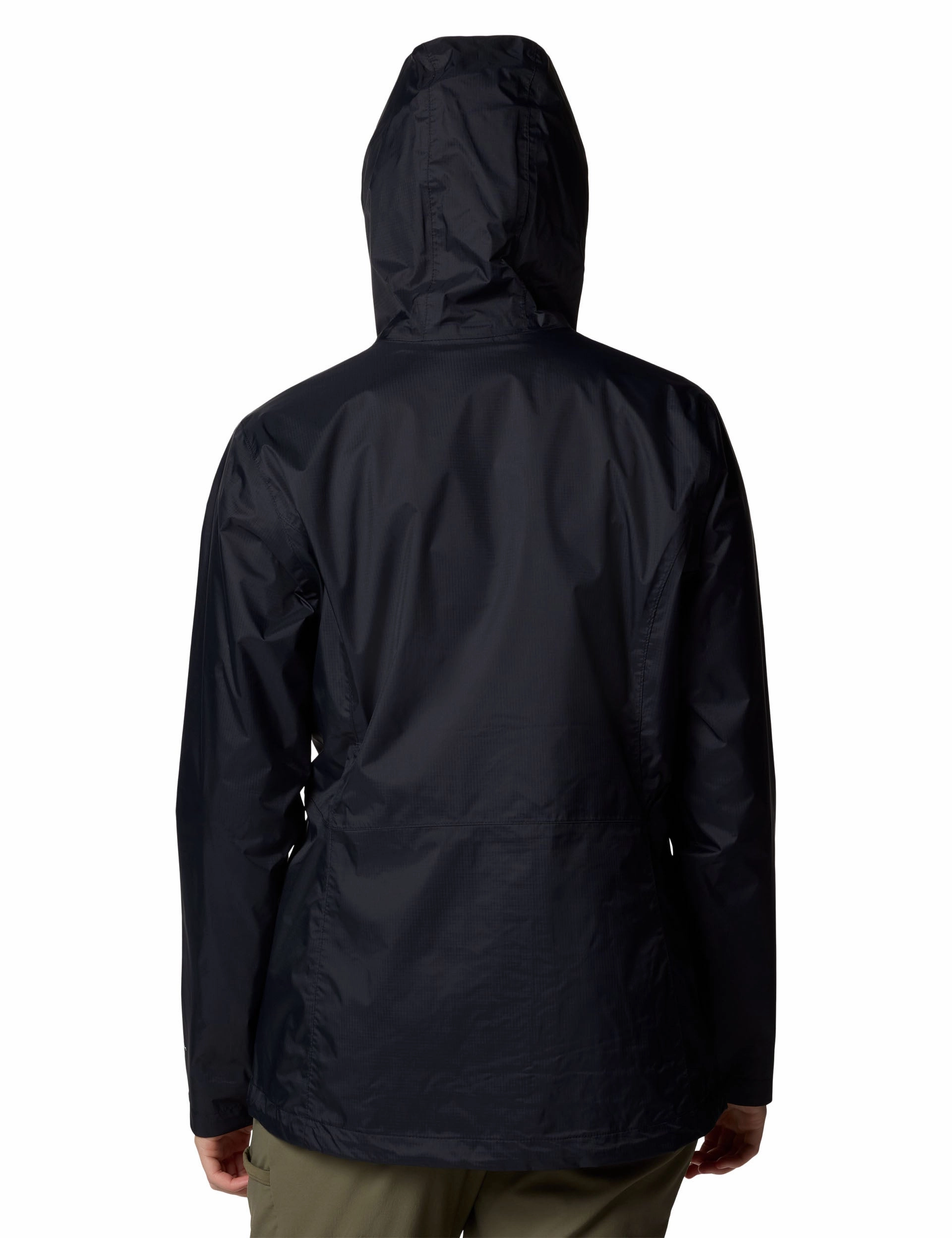 Packable Style Pouring Adventure III Waterproof Hiking Jacket - Black