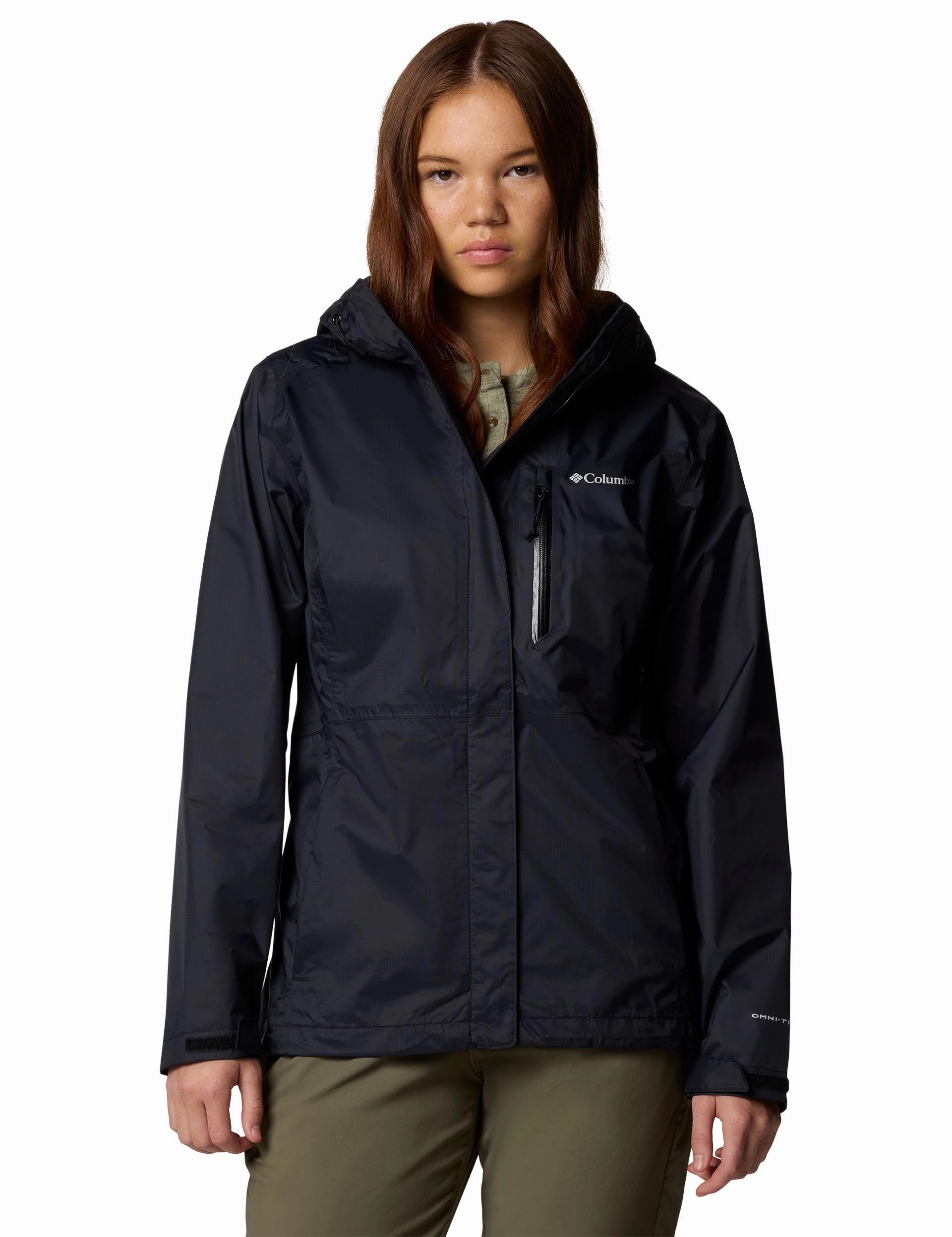 Gloss Free Texture Pouring Adventure III Waterproof Hiking Jacket - Black