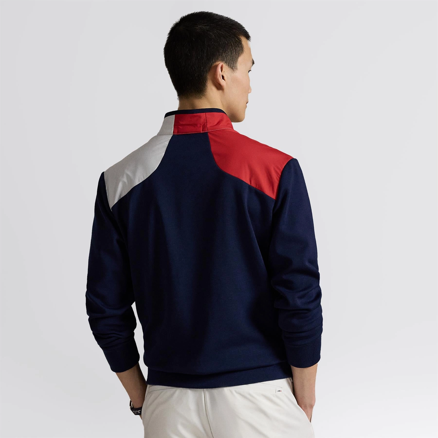 US Ryder Cup Hybrid Pullover Ceramic White/Refined Navy summer season