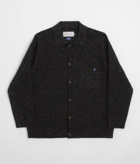 Pullover Uskees 3043 Collared Cardigan - Black