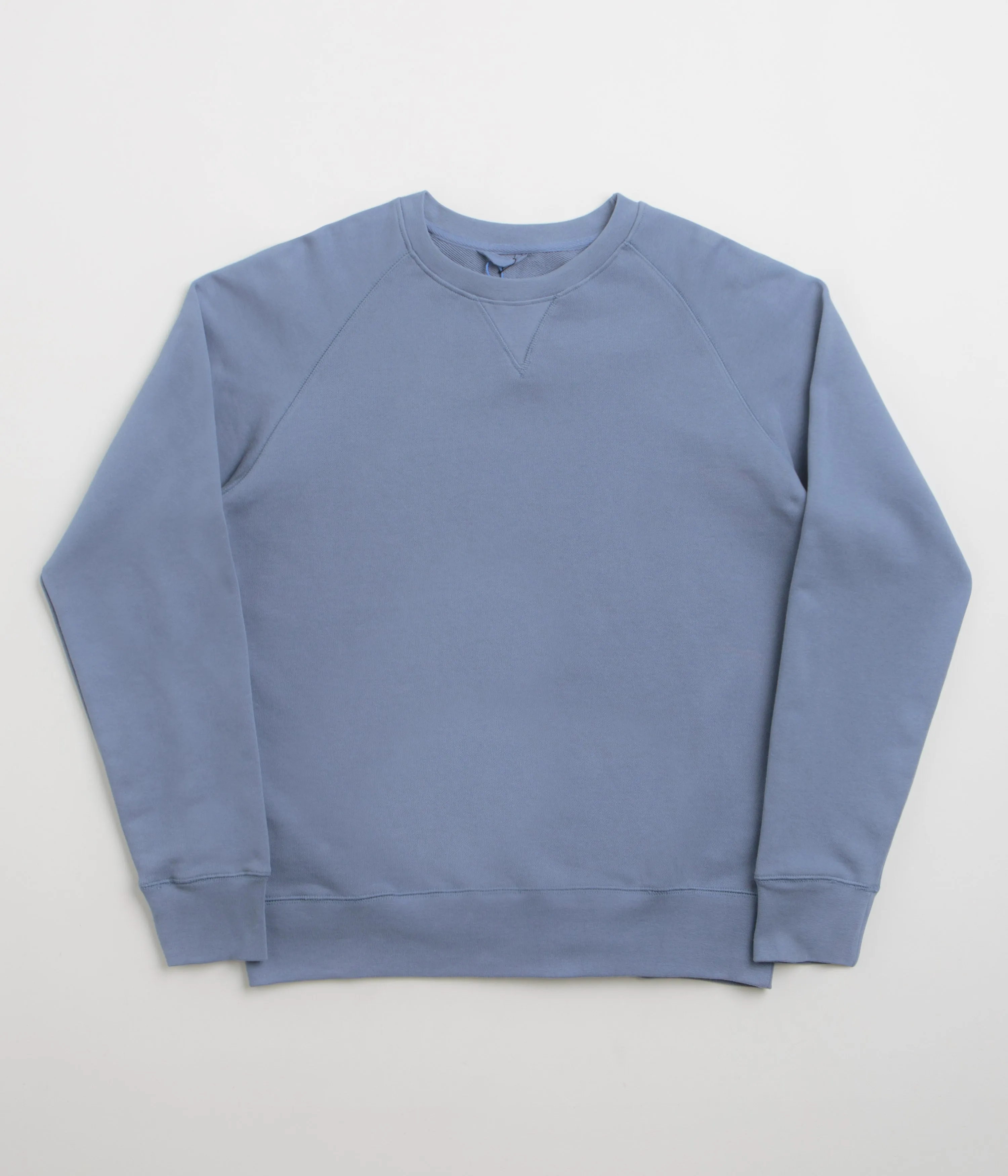 belt accents Core Style Uskees 7005 Crewneck Sweatshirt - Cornflower Blue