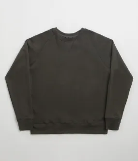 Uskees 7005 Crewneck Sweatshirt - Faded Black stain resistant coating
