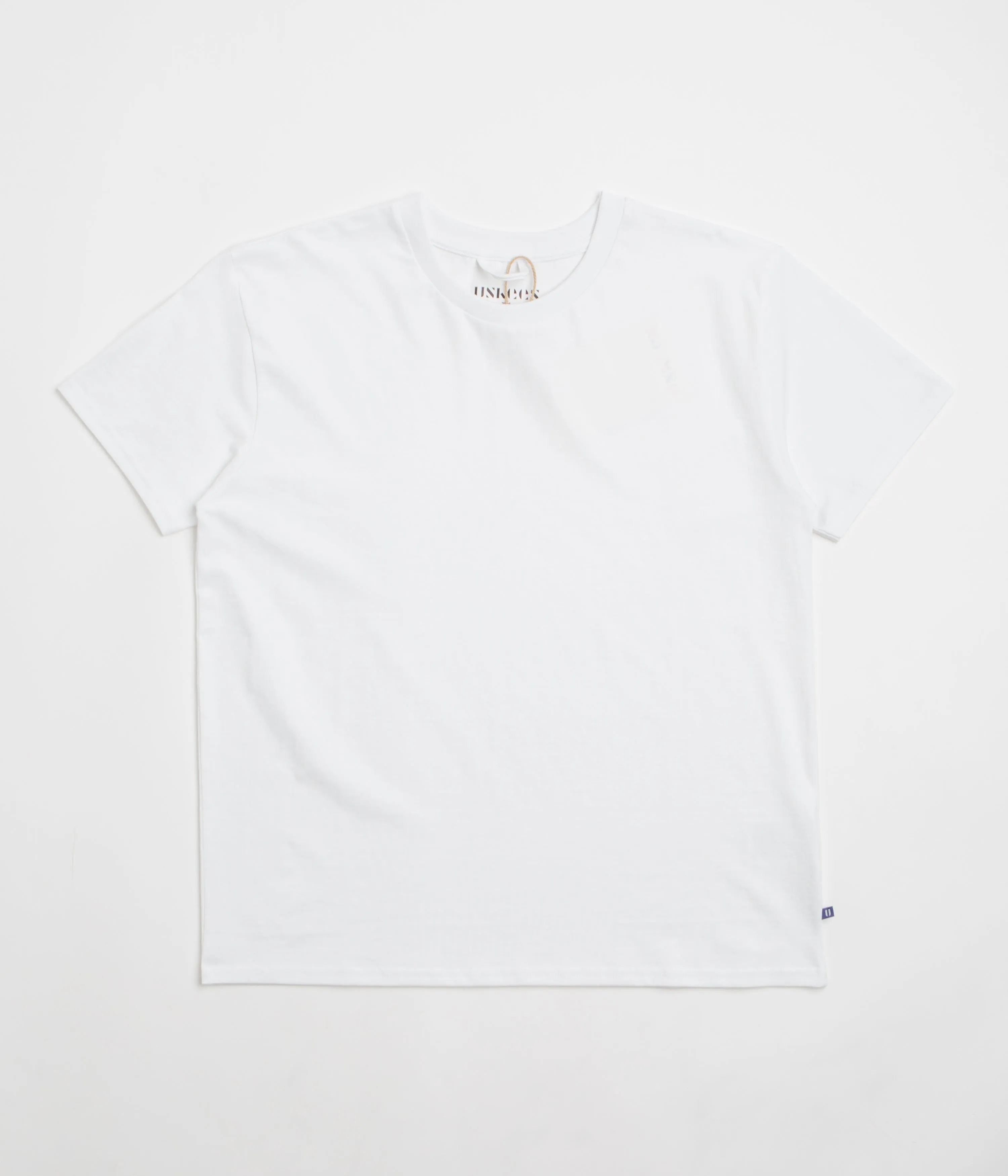 Moisture Management Ribbing Zip-up Uskees 7006 T-Shirt - White